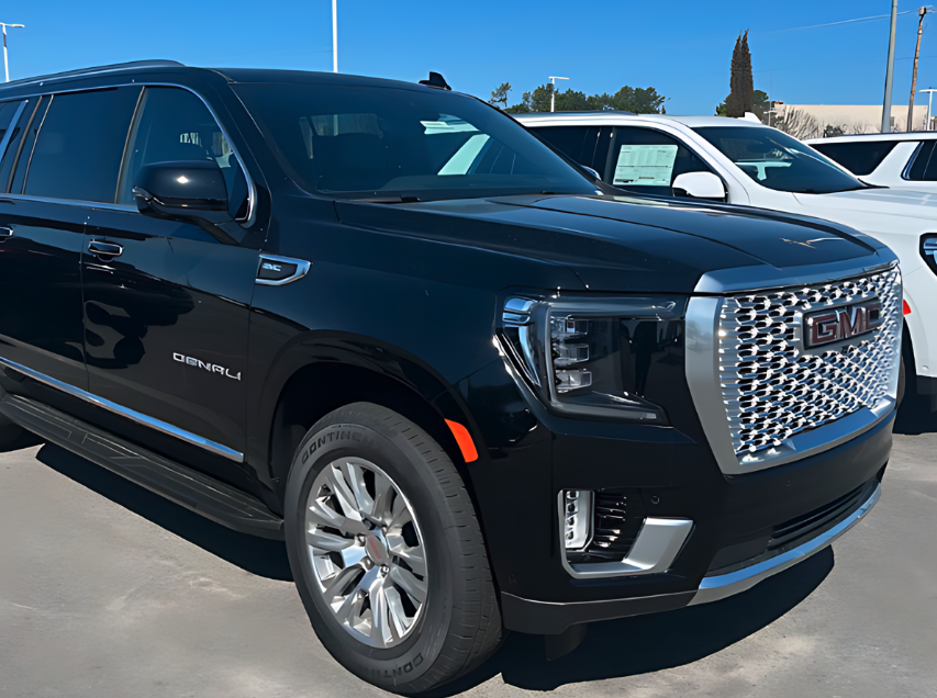 Black GMC Yukon Denali parked at Crain Buick GMC in Conway, Arkansas